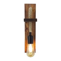 Candelabru de perete Trendy Aplik 17 Walnut 17x40x9cm GTR002232 imaginea #4 — magazin online Desire.md