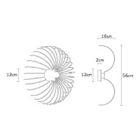 Бра Trendy Aspendos N-644 White 16x56x16cm GTR002267 фото №2 — интернет-магазин Desire.md