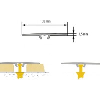Наполный профиль Cezar LW475W1 CO 24746 фото №2 — интернет-магазин Desire.md