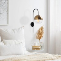 Бра Trendy Bastos 3055 Black/Bronze 31x57x20cm GTR002369 фото №3 — интернет-магазин Desire.md