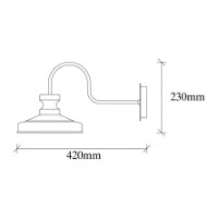 Candelabru de perete Trendy Berceste 182VINTAGE-A Black 42x23x22cm GTR002334 imaginea #2 — magazin online Desire.md