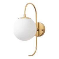 Candelabru de perete Trendy Bijuterie 10565 Gold/White 27x36x15cm GTR002197