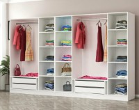 Dulap Trendy Kale 4967 White/Anthracit 315x190x52cm GTR004419 imaginea #2 — magazin online Desire.md