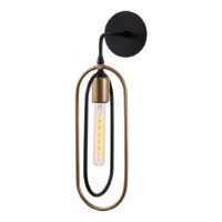 Candelabru de perete Trendy Cerco 3151 Black/Gold 17x45x14cm GTR002354