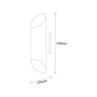 Бра Trendy Cut 11815 White/Gold 8x30x12cm GTR002177 фото №2 — интернет-магазин Desire.md