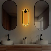 Candelabru de perete Trendy Cutie 13556 Black 17x48x10cm GTR002162 imaginea #3 — magazin online Desire.md