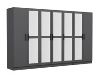 Dulap Trendy Kale 4992 Anthracit 315x190x52cm GTR004434 imaginea #4 — magazin online Desire.md