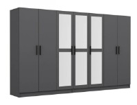 Шкаф Trendy Kale 4993 Anthracit 315x190x52cm GTR004435 фото №3 — интернет-магазин Desire.md