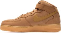 Ghete pentru bărbați Nike Air Force 1 07 Wb Flax/Gum Light Brown/Black/Wheat, s.42