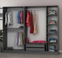 Dulap Trendy Kale 5002 Anthracit/Dore 225x190x52cm GTR004438 imaginea #2 — magazin online Desire.md