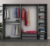 Dulap Trendy Kale 5013 Anthracit/Dore 225x190x52cm GTR004443 imaginea #3 — magazin online Desire.md