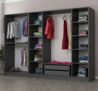 Dulap Trendy Kale 5014 Anthracit/Dore 270x190x52cm GTR004444 imaginea #2 — magazin online Desire.md