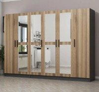 Dulap Trendy Kale 5015 Anthracit/Dore 270x190x52cm GTR004445 imaginea #4 — magazin online Desire.md