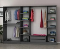 Dulap Trendy Kale 5015 Anthracit/Dore 270x190x52cm GTR004445 imaginea #2 — magazin online Desire.md