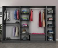 Dulap Trendy Kale 5016 Anthracit/Dore 270x190x52cm GTR004446 imaginea #2 — magazin online Desire.md