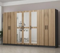 Dulap Trendy Kale 5018 Anthracit/Dore 315x190x52cm GTR004448 imaginea #4 — magazin online Desire.md