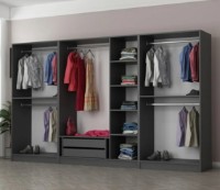 Dulap Trendy Kale 5018 Anthracit/Dore 315x190x52cm GTR004448 imaginea #2 — magazin online Desire.md