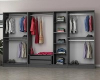 Dulap Trendy Kale 5019 Anthracit/Dore 315x190x52cm GTR004449 imaginea #2 — magazin online Desire.md