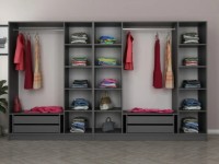 Dulap Trendy Kale 5020 Anthracit/Dore 315x190x52cm GTR004450 imaginea #3 — magazin online Desire.md