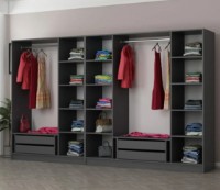 Dulap Trendy Kale 5021 Anthracit/Dore 315x190x52cm GTR004451 imaginea #2 — magazin online Desire.md