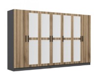 Dulap Trendy Kale 5021 Anthracit/Dore 315x190x52cm GTR004451 imaginea #4 — magazin online Desire.md