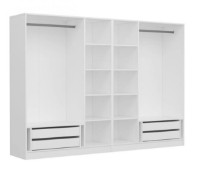 Dulap Trendy Kale 5034 White 270x210x52cm GTR004453 imaginea #3 — magazin online Desire.md