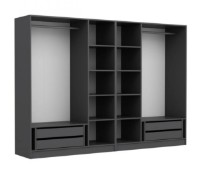 Dulap Trendy Kale 5044 Anthracit 270x210x52cm GTR004459 imaginea #2 — magazin online Desire.md