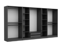 Dulap Trendy Kale 5047 Anthracit 360x210x52cm GTR004462 imaginea #2 — magazin online Desire.md