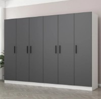 Dulap Trendy Kale 5054 White/Anthracit 270x210x52cm GTR004465 imaginea #4 — magazin online Desire.md