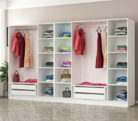 Dulap Trendy Kale 5056 White/Anthracit 315x210x52cm GTR004467 imaginea #2 — magazin online Desire.md