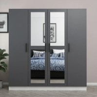 Dulap Trendy Kale 5061 White/Anthracit 180x210x52cm GTR004468