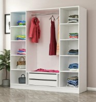 Dulap Trendy Kale 5061 White/Anthracit 180x210x52cm GTR004468 imaginea #2 — magazin online Desire.md