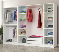 Dulap Trendy Kale 5064 White/Anthracit 270x210x52cm GTR004471 imaginea #2 — magazin online Desire.md