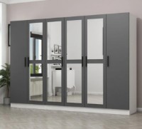 Dulap Trendy Kale 5065 White/Anthracit 270x210x52cm GTR004472 imaginea #4 — magazin online Desire.md