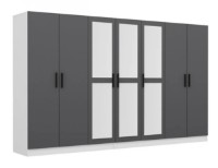 Dulap Trendy Kale 5070 White/Anthracit 315x210x52cm GTR004477 imaginea #3 — magazin online Desire.md