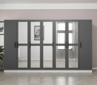 Dulap Trendy Kale 5071 White/Anthracit 315x210x52cm GTR004478