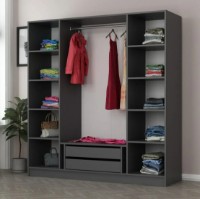 Dulap Trendy Kale 5078 Anthracit 180x210x52cm GTR004479 imaginea #2 — magazin online Desire.md