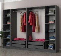 Шкаф Trendy Kale 5081 Anthracit 270x210x52cm GTR004482 фото №2 — интернет-магазин Desire.md