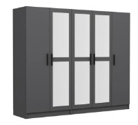 Dulap Trendy Kale 5090 Anthracit 225x210x52cm GTR004487 imaginea #3 — magazin online Desire.md