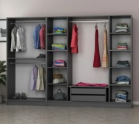 Dulap Trendy Kale 5091 Anthracit 270x210x52cm GTR004488 imaginea #2 — magazin online Desire.md