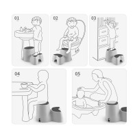 Înăltător baie A+B Pink (65080 imaginea #3 — magazin online Desire.md