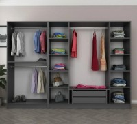 Dulap Trendy Kale 5107 Anthracit/Dore 270x210x52cm GTR004498 imaginea #3 — magazin online Desire.md