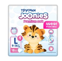 Scutece Joonies Premium Soft L/9-14kg/18pcs (953415) 