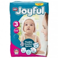Scutece Joyful Midi 3/52pcs