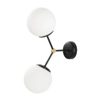 Candelabru de perete Trendy Damar 6342 Black/White 44x28x15cm GTR002315