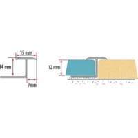 Профиль для керамической плитки Cezar 1200349 фото №2 — интернет-магазин Desire.md