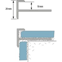 Profil pentru plăci ceramice Cezar 1200461 imaginea #2 — magazin online Desire.md