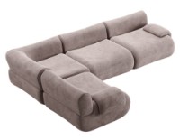 Canapea de colț fara carcasa Synonym Myra Majestic Beige S010DCB imaginea #1 — magazin online Desire.md