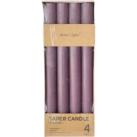 Свеча Home Lights Living Green 24.5cm (131H22245S-4-PU) 4pcs