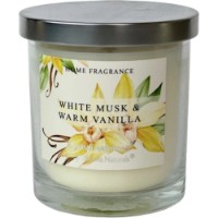 Свеча Home Lights Natura 8x9cm White Musk & Warm Vanilla (2488G8090-WW)
